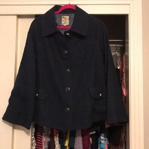 Navy dress coat